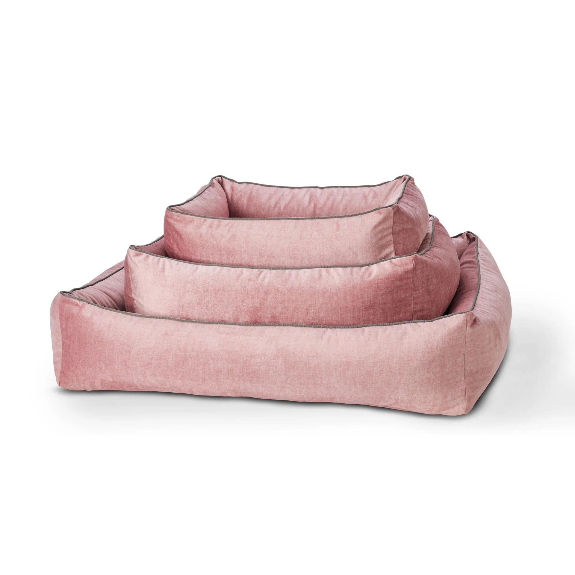 PKOLA00510S - Classic Glam koiranpeti - Samettinen - Roosa - Muotitassu