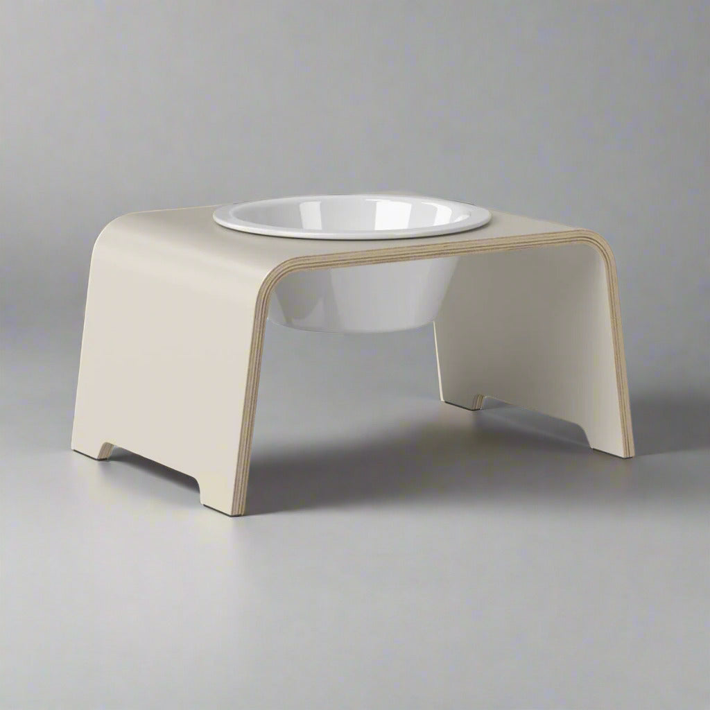 PDODO01307S - dogBar® Single korotettu ruokakuppi - Kashmir - M - Muotitassu