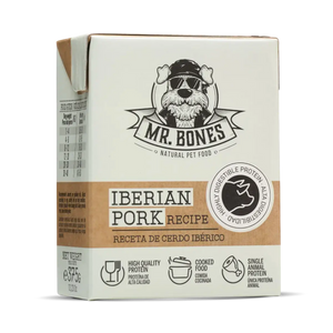 Mr.Bones keitetty Iberico possu – viljaton täysravinto koirille 375 g - kuva 1