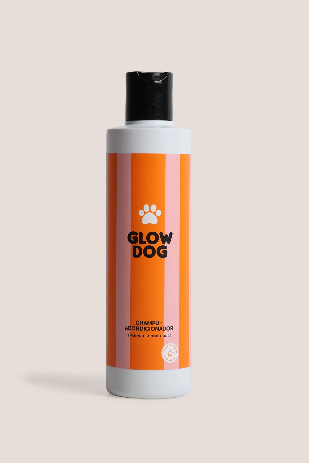 Glow Dog -shampoopullo tuotekuvassa