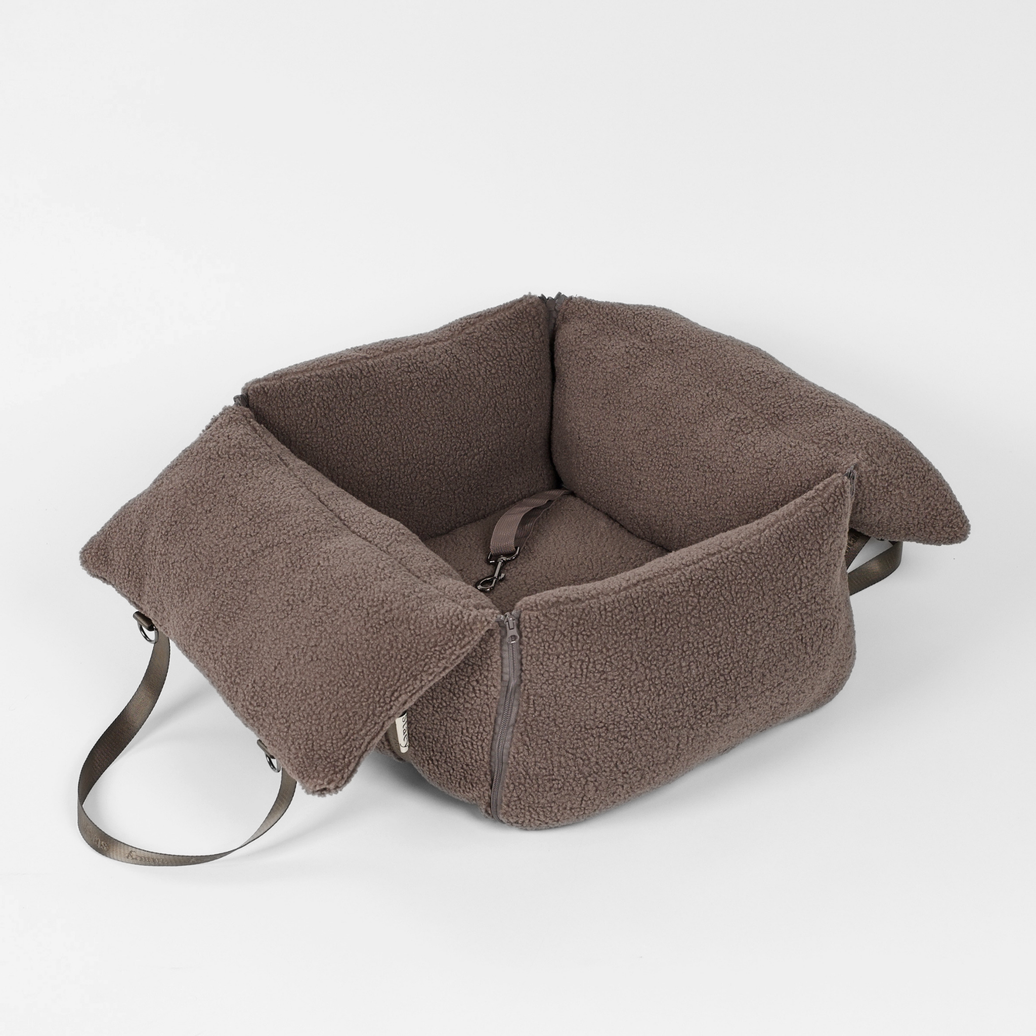 Clara 3-in-1 autoistuin - Teddykankainen
