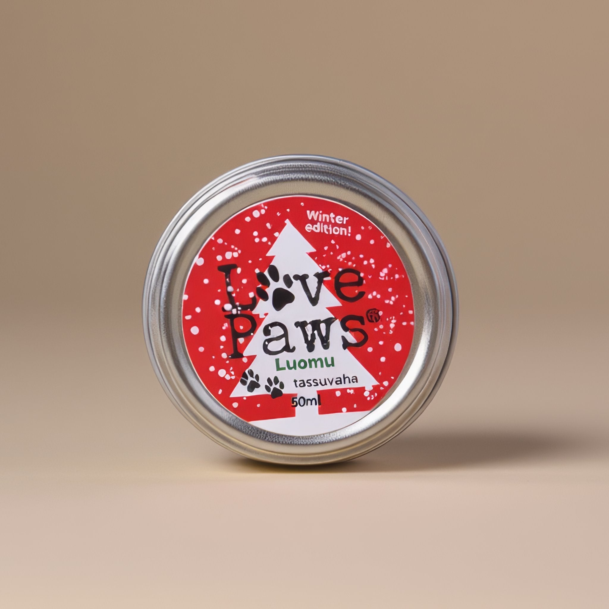 PLOLO05908S - LovePaws® luomu Tassuvaha - 40ml Winter Edition - 40ml Musta pakkaus - Muotitassu