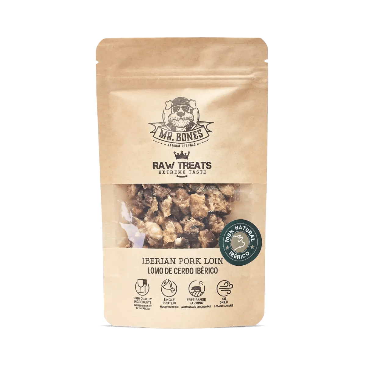 PRAMR05881S - 100% Iberian porsaan herkkupala koirille ja kissoille - Muotitassu