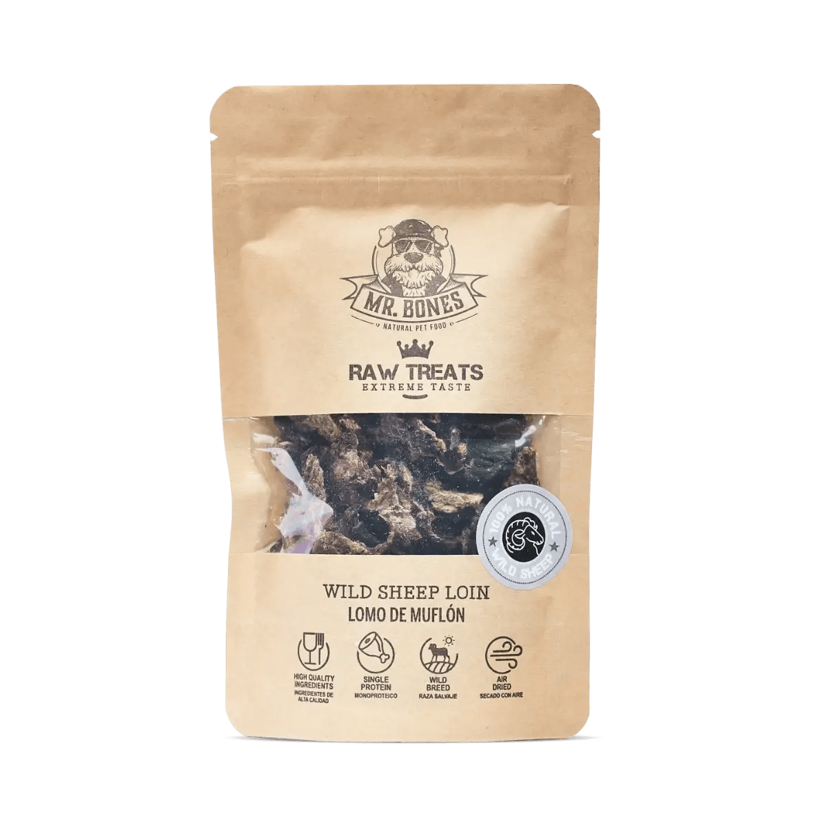 PRAMR05886S - 100% mufloni herkku koiralle - Muotitassu