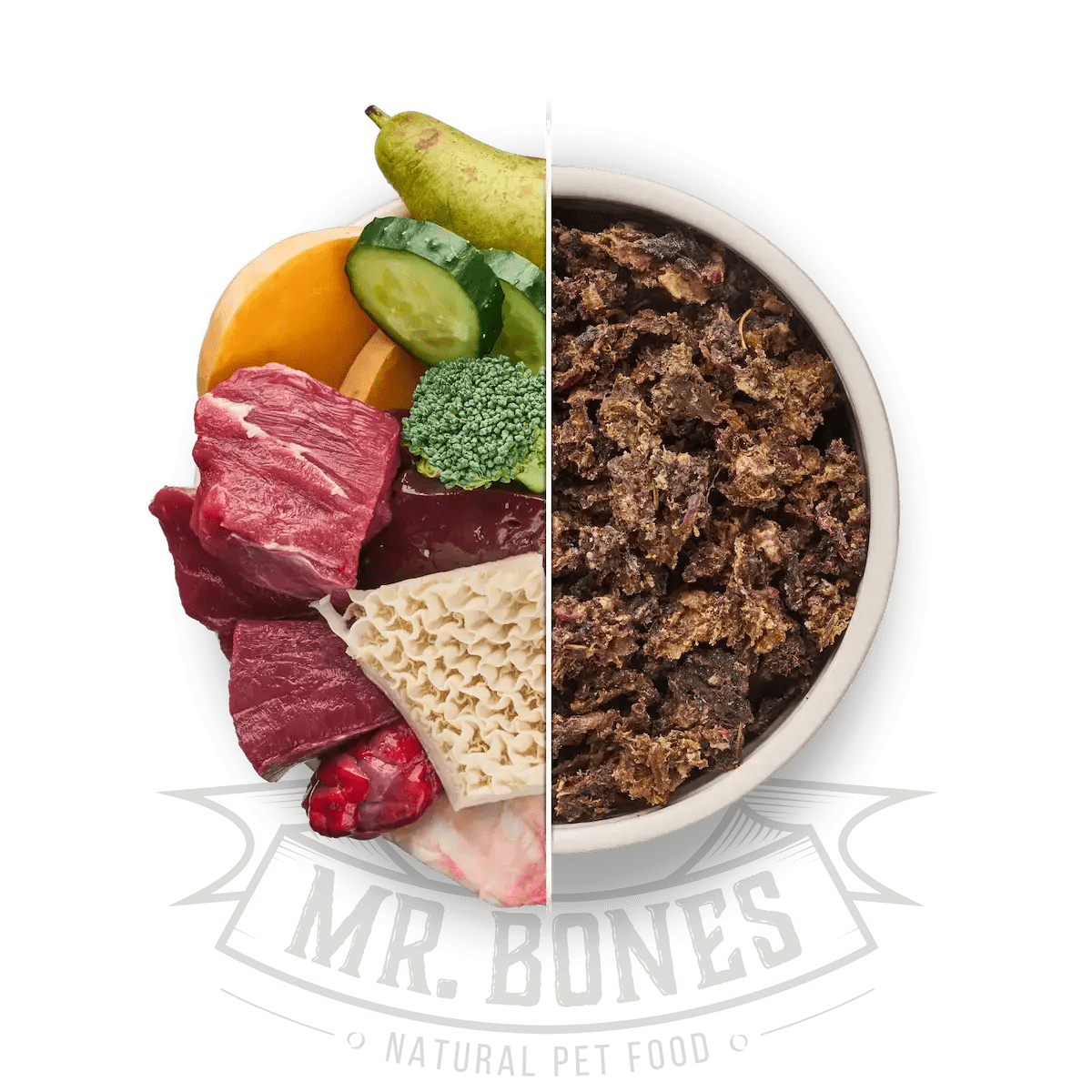 PDRMR05869S - Dry BARF naudanliha – viljaton täysravinto koirille - 450 grams - Muotitassu