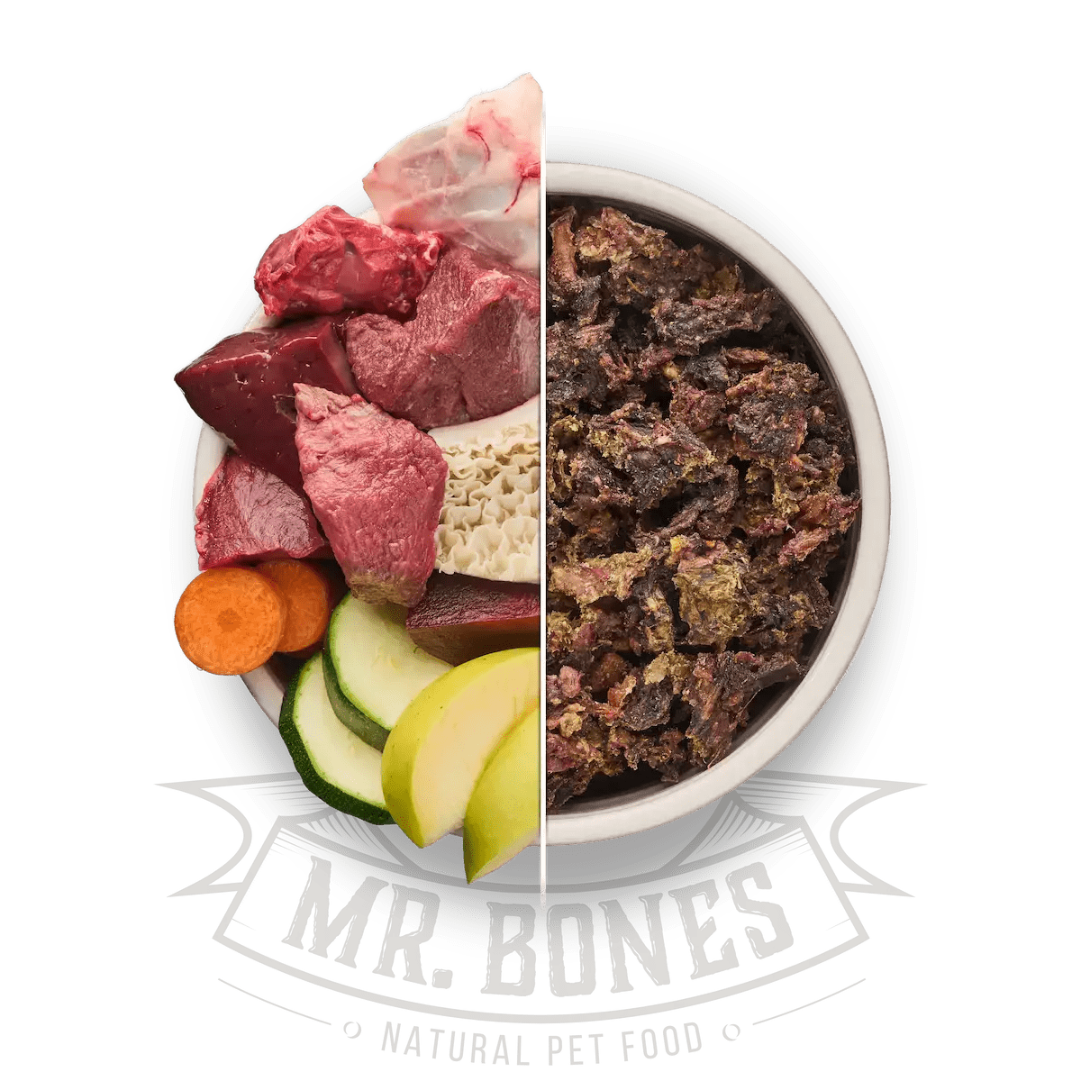 PDRMR05871S - Dry BARF villi peura – viljaton täysravinto koirille - 450 grams - Muotitassu