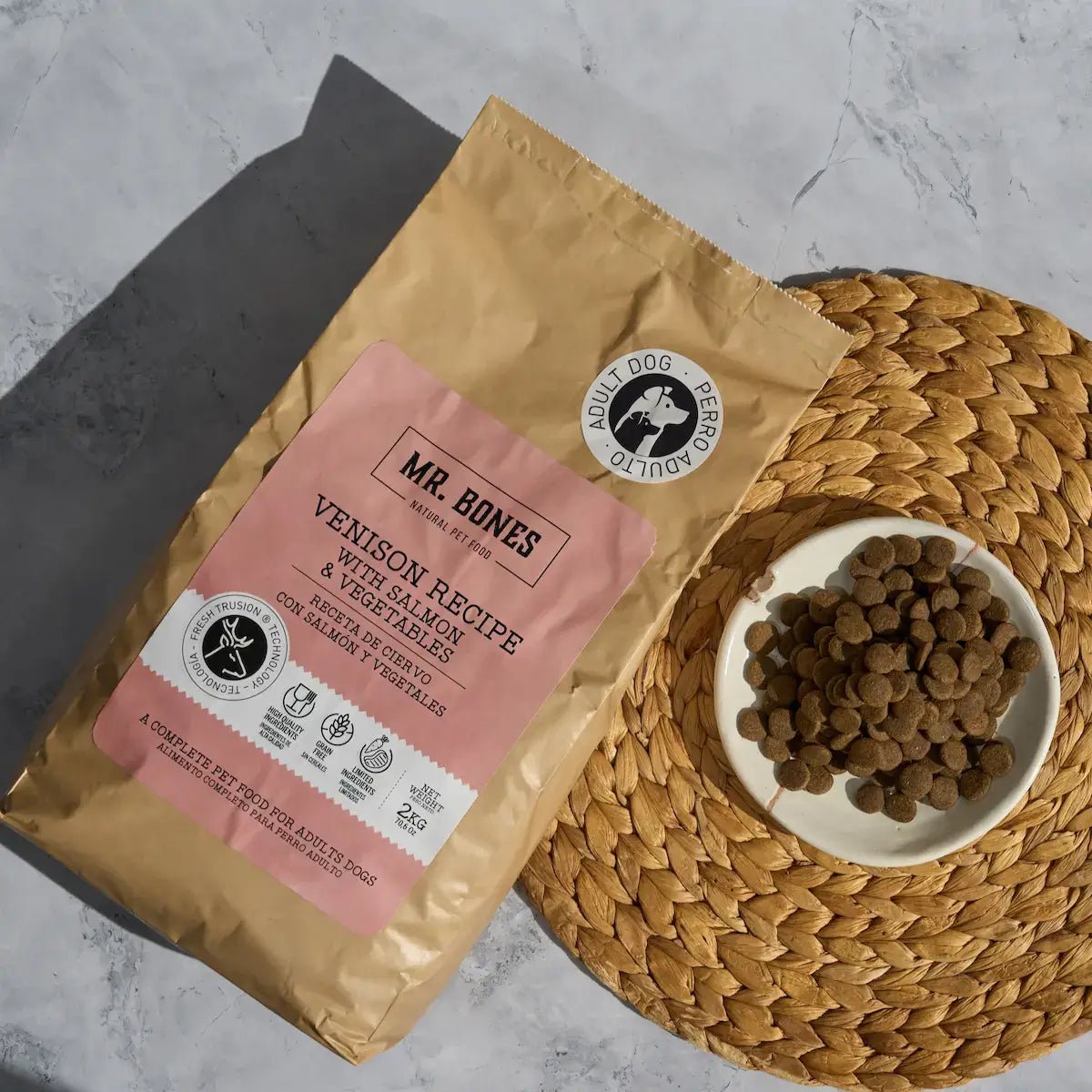 Mr.Bones Hypoallergeeninen koiran kuivaruoka - Peura 2kg - kuva 3