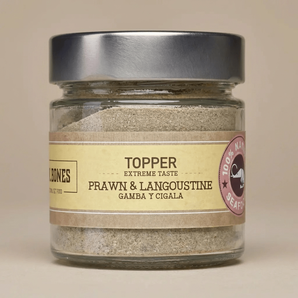 PTOMR05977S - Herkullinen lisuke koirille ja kissoille - Katkarapu - ja keisarirapu - Muotitassu