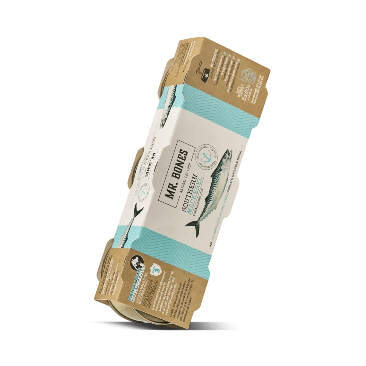 PFRMR05897S - Tuore etelänmakrilli lisuke koiralle ja kissalle - Muotitassu