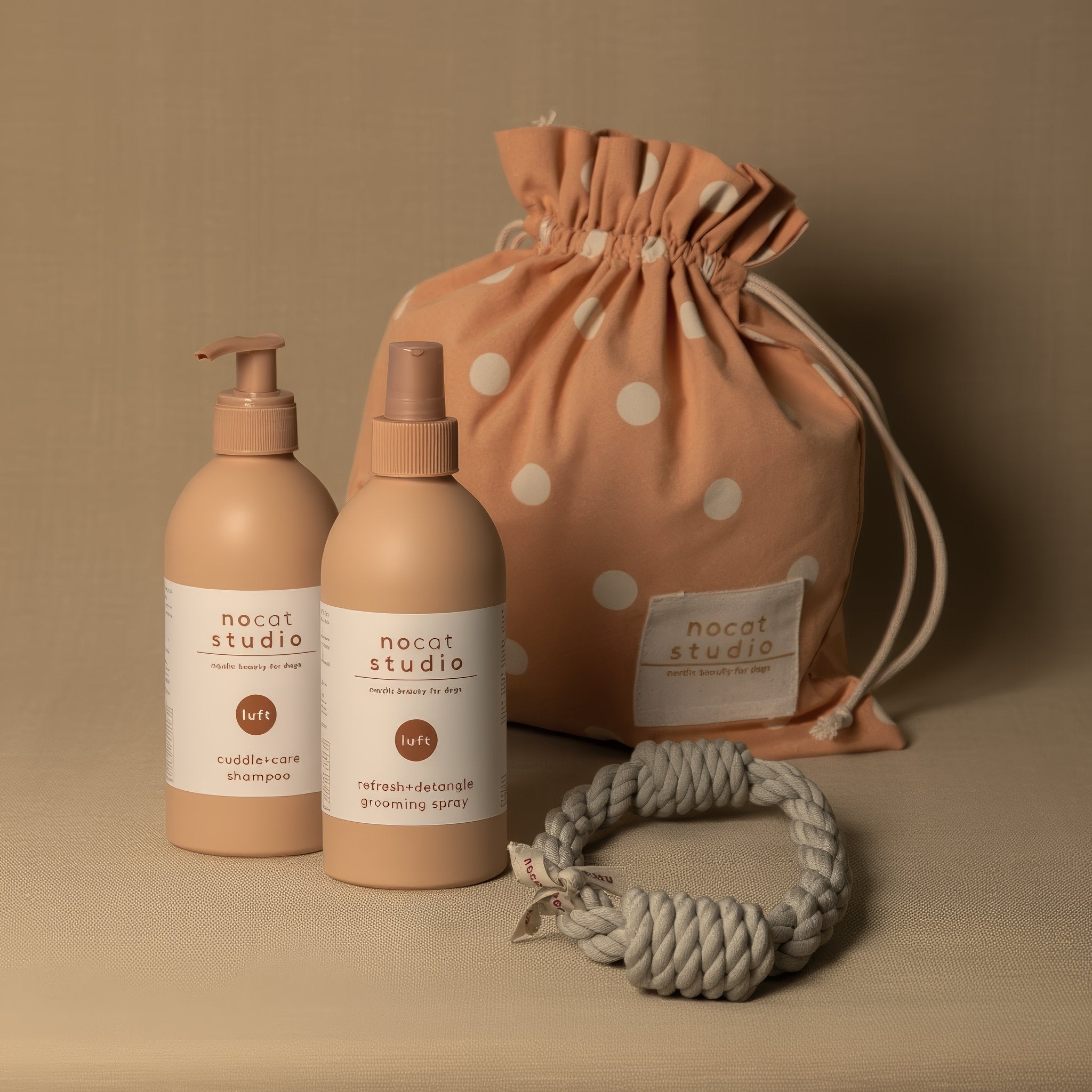 PSHNO03324S - Shampoo ja hoitosuihke lahjapakkaus - LUFT 2x375ml - Muotitassu