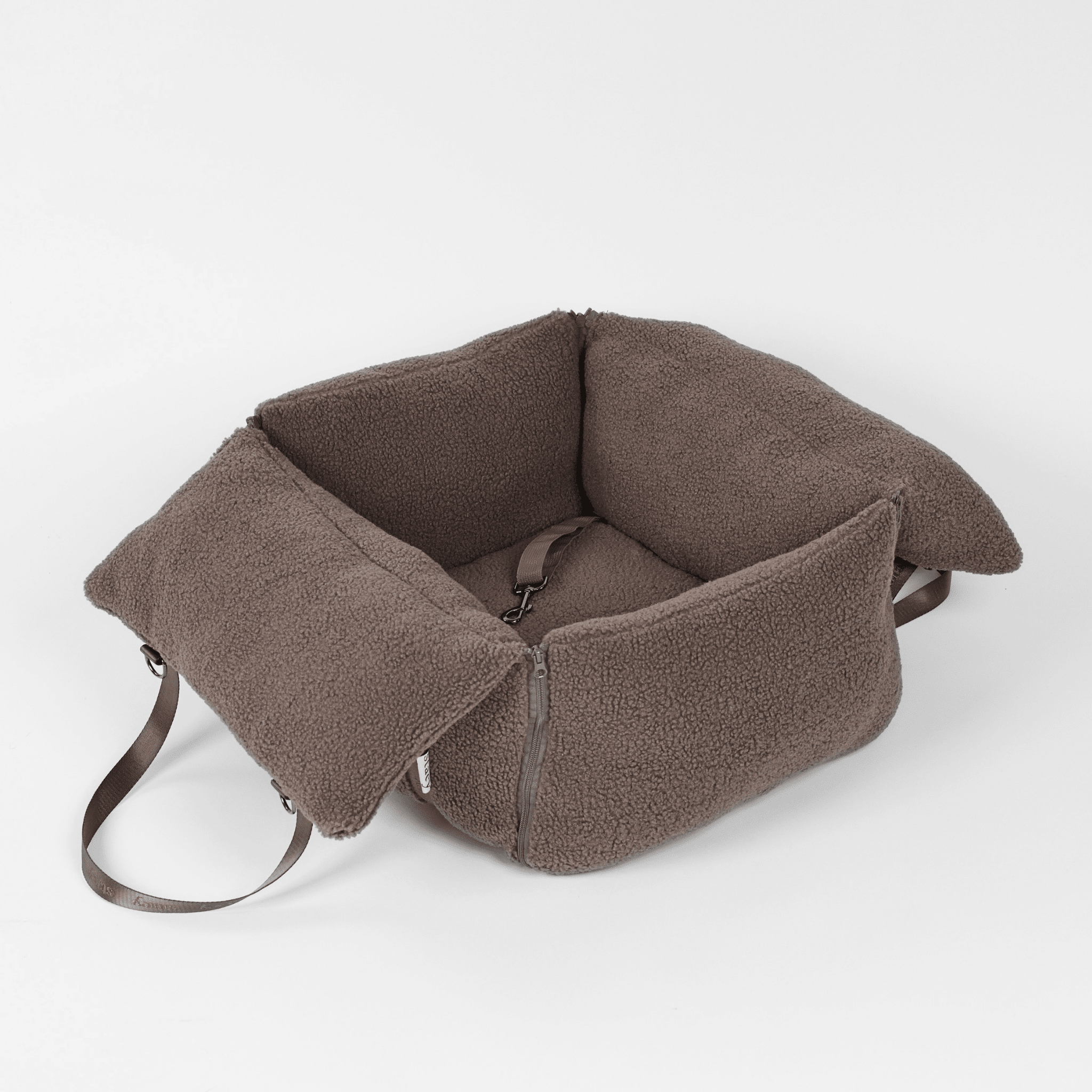 Clara 3-in-1 autoistuin - Teddykankainen
