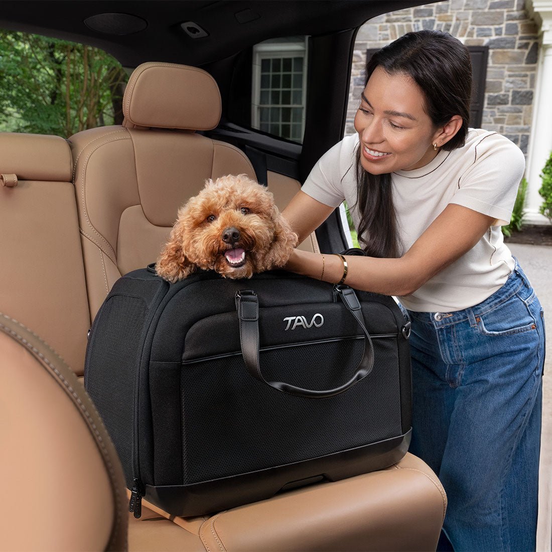 TC2417AAONX000 - Hendrick - Lemmikin ISOFIX turvaistuin ja kantolaukku - Onyx - Muotitassu