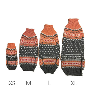 PPECH00233S - Peach Fairisle villaneulepusero - Kuviollinen vaaleanpunainen - XXS - Muotitassu