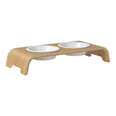 dogBar dogBar® Classic korotettu ruokakuppiteline - Vaalea tammi - kuva 6