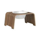 PDODO01295S - dogBar® Single korotettu ruokakuppi - Pähkinä - M - Muotitassu