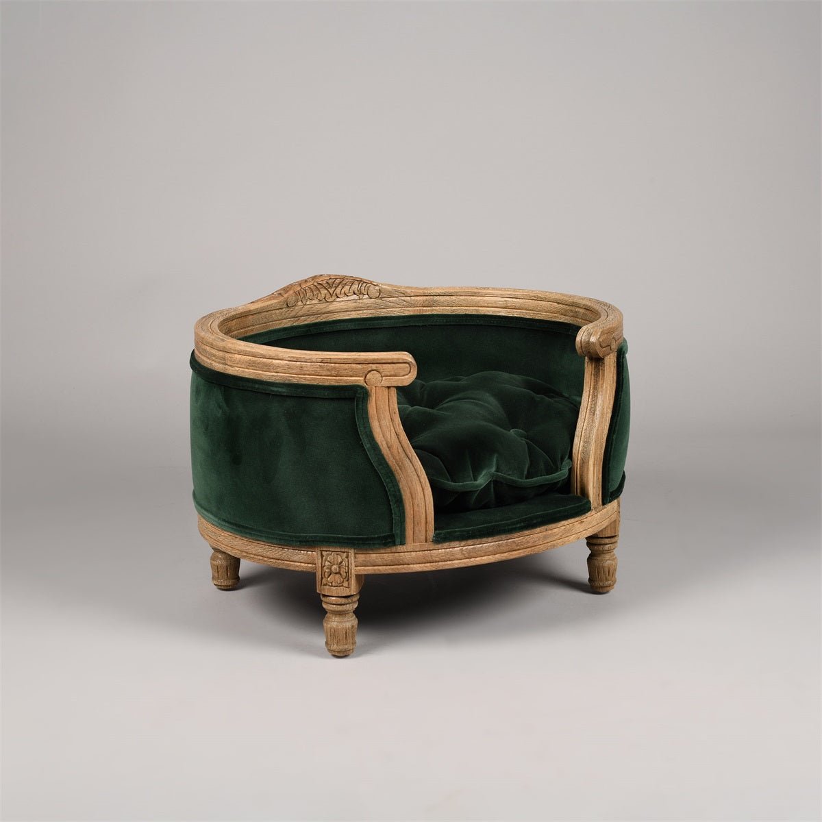 PGELO01401S - George design sänky - Samettinen smaragdinvihreä - S (49 x 40 x 31cm) - Muotitassu