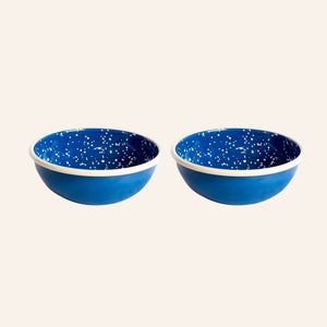 PEMMA03424S - Emalinen ruokailusetti - Night Sky x 2 - Muotitassu