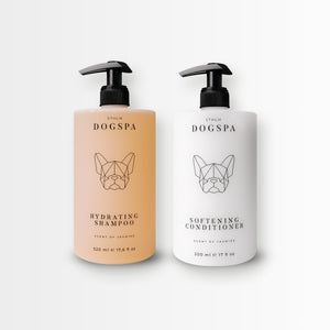 PKOST02167S - Shampoo + hoitoaine tuplapakkaus - 520ml + 500ml - Muotitassu