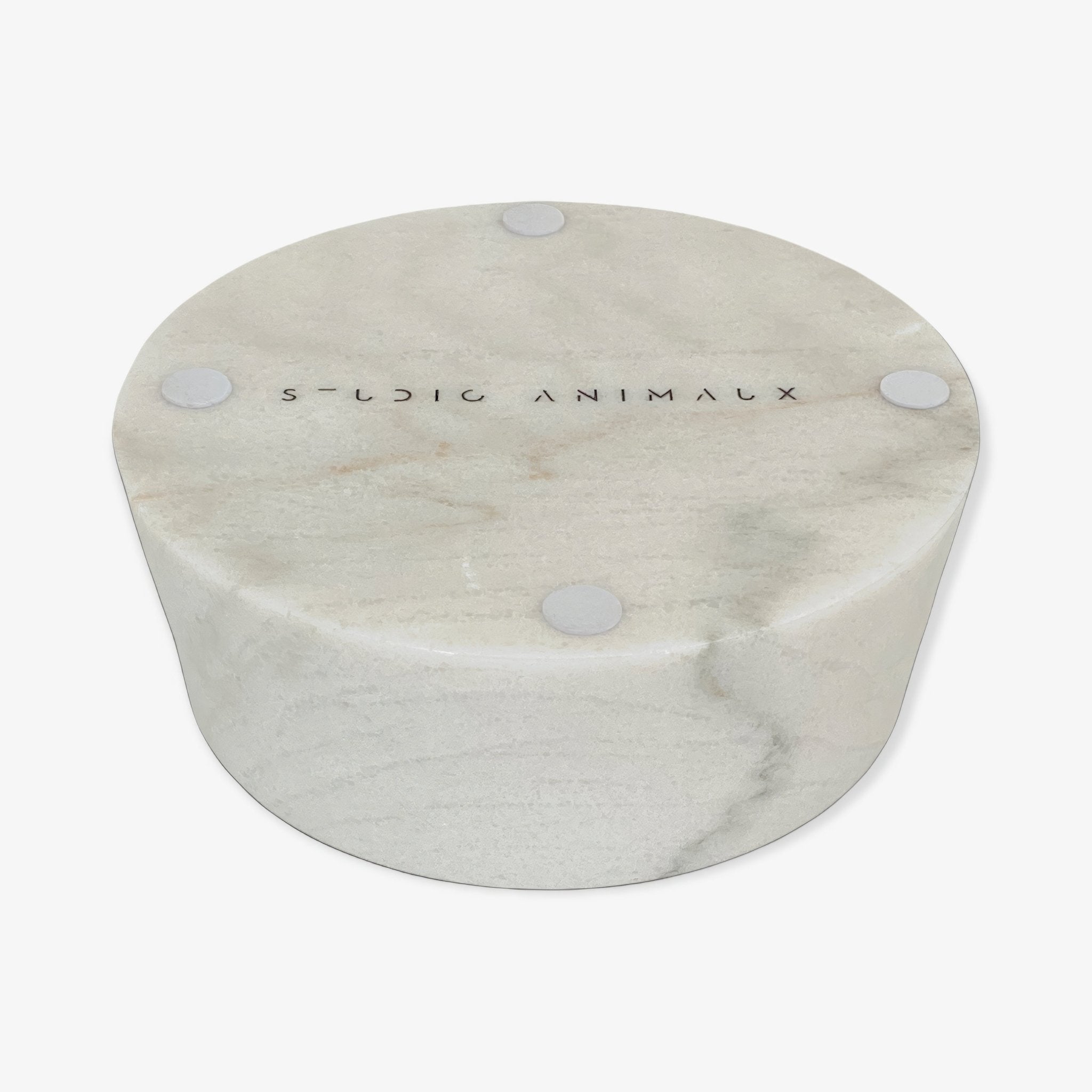 PMAMU00307S - Marmorinen design ruokakulho - Carrara white - 19 cm - Muotitassu