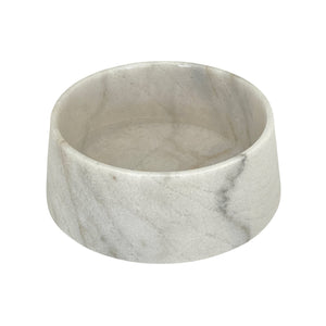 PMAST02154S - Marmorinen ruokakulho tuplapakkaus - Carrara white - 19 cm - Muotitassu